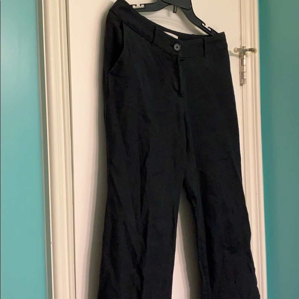Black linen pants Ann Taylor Loft